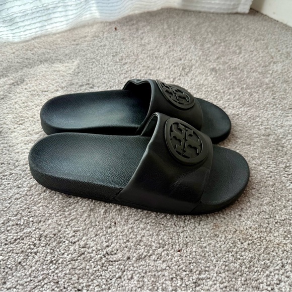Tory Burch Lina Leather Slide Sandals, Women’s 8 - Picture 2 of 5